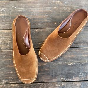 Ralph Lauren Collection Suede Minimalist Mule